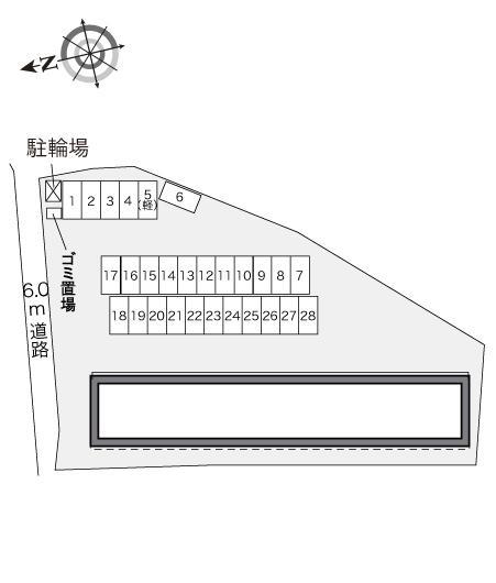 ウィンドウ(29423)の駐車配置図