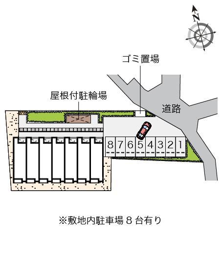 ハイム　トミ(55251)の駐車配置図