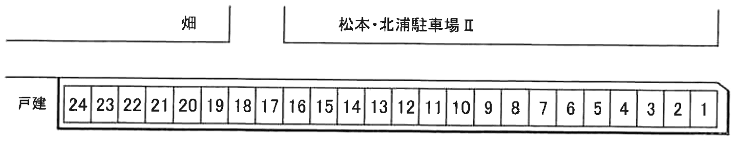 ウエルスパーキングの駐車配置図