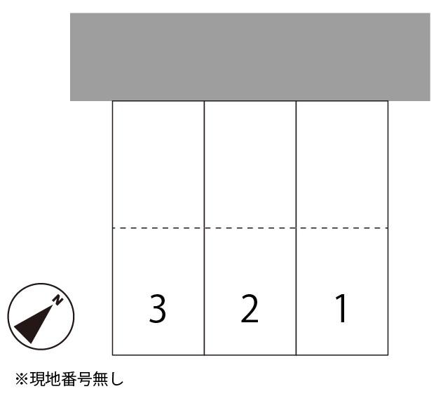 竹原２丁目駐車場の駐車配置図