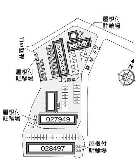 ｅｍｉ(26524)の駐車配置図