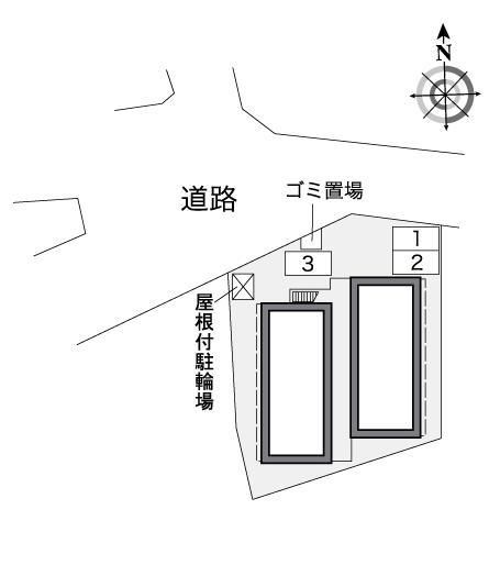 御影塚町(26694)の駐車配置図