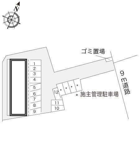 鴻(12581)の駐車配置図