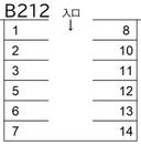 B212駐車場の駐車場
