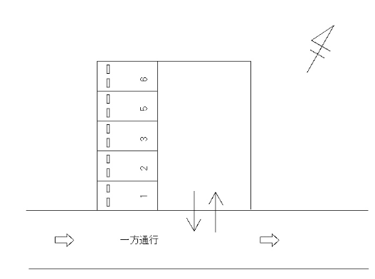 FK上堀越町３丁目駐車場の駐車配置図