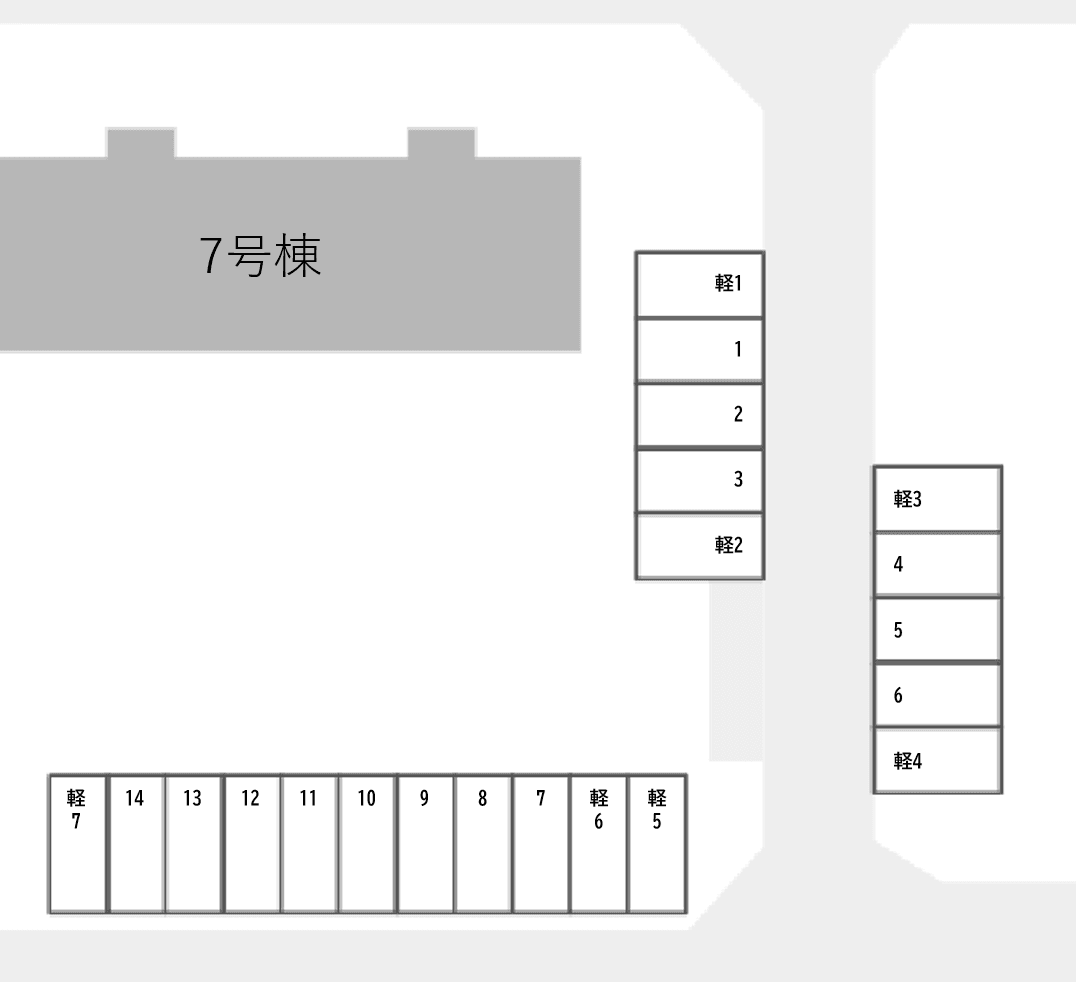 将監第二_Ｃ地区の駐車配置図