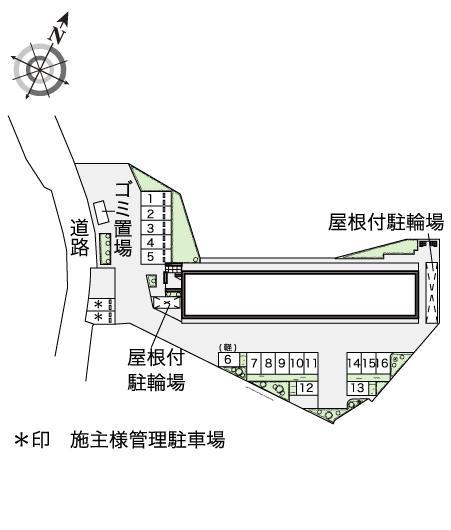 サルース(37470)の駐車配置図