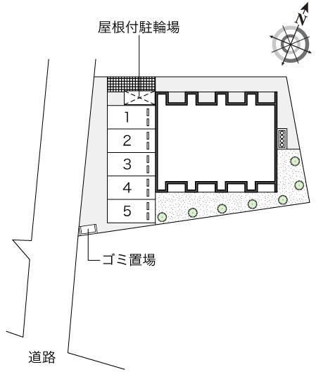 モンクーレ(53707)の駐車配置図