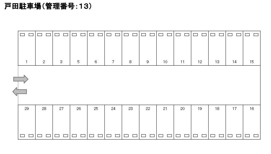 J-013の駐車配置図