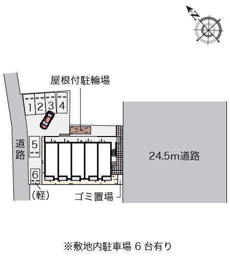 ミランダヴィレッタ　諏訪(56413)の駐車配置図