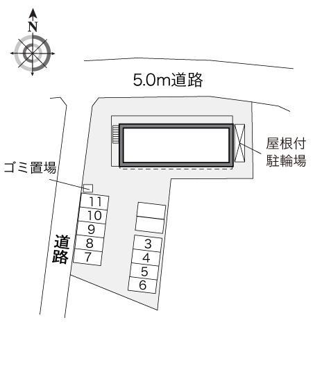 パルマ(28536)の駐車配置図