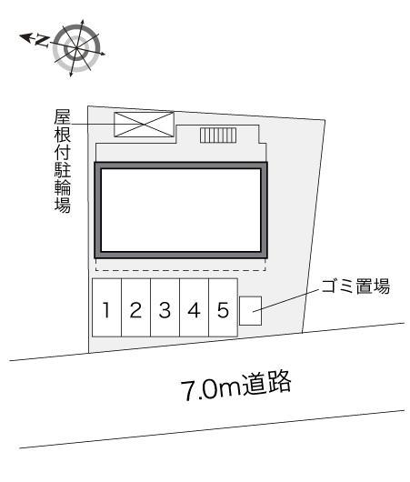 ハーベストステージ(34847)の駐車配置図