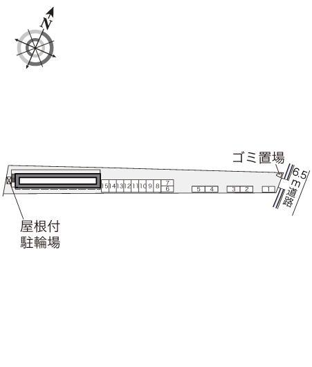 立戸新開(33218)の駐車配置図