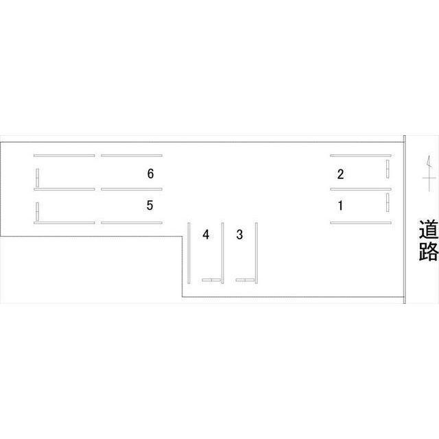 中町月極駐車場の駐車配置図