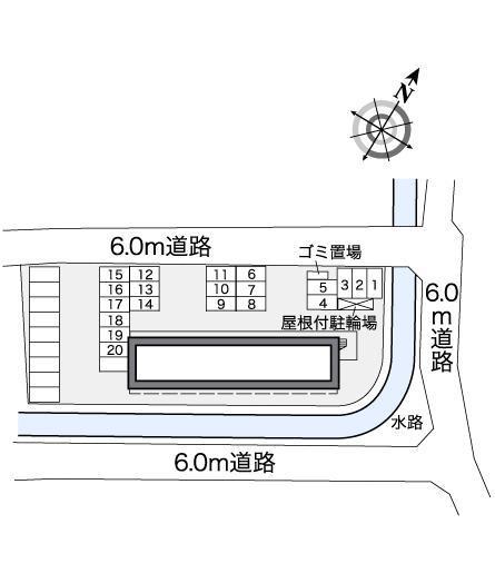 ノーブル(25177)の駐車配置図