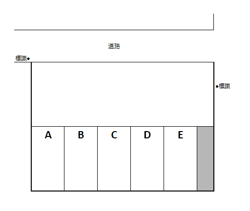 保示町2丁目駐車場の駐車配置図