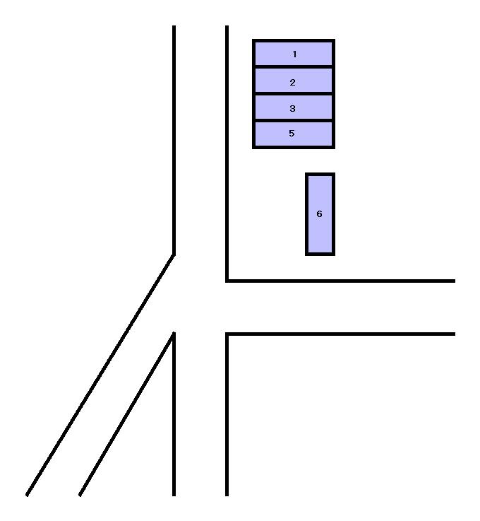 トヨノモータープール栄根第二の駐車配置図