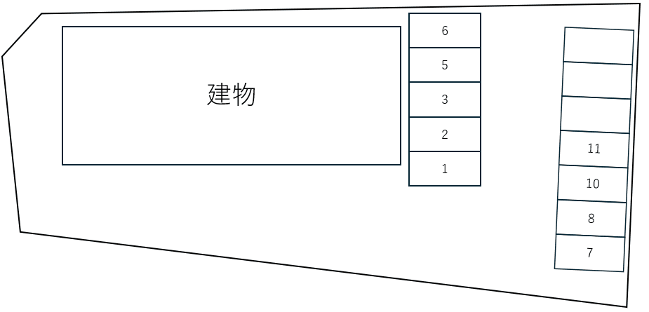 プリ―メルⅡの駐車配置図