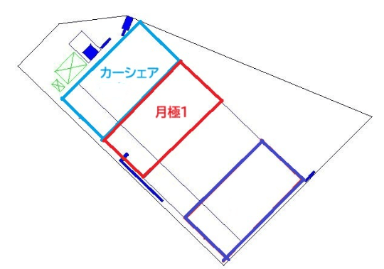 相模原相南第１の駐車配置図