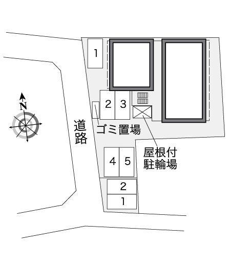 呑山(27687)の駐車配置図