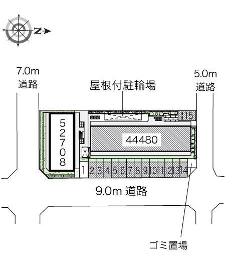 東郷通Ⅰ(44480)の駐車配置図