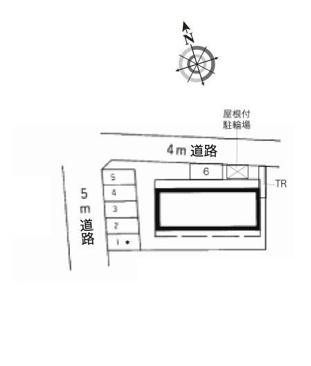 フォレスト中井(9244)の駐車配置図