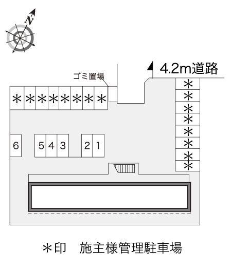 チェリーブロッサム(16582)の駐車配置図