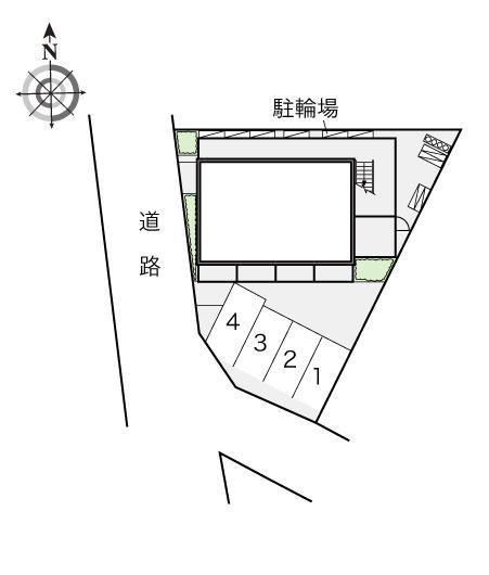 康徳Ａ(16544)の駐車配置図