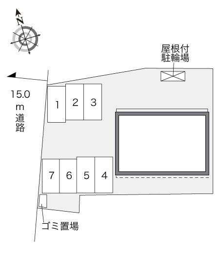 シーサイド３０(32747)の駐車配置図