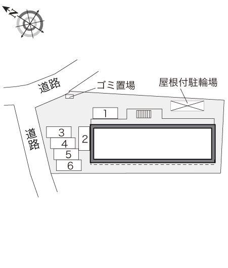 ラ　ヴェルジェⅡ(28853)の駐車配置図