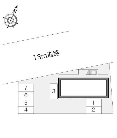 大高(15100)の駐車配置図