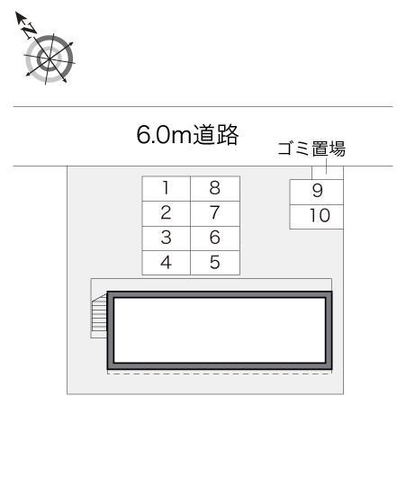 ＧＭ(19587)の駐車配置図