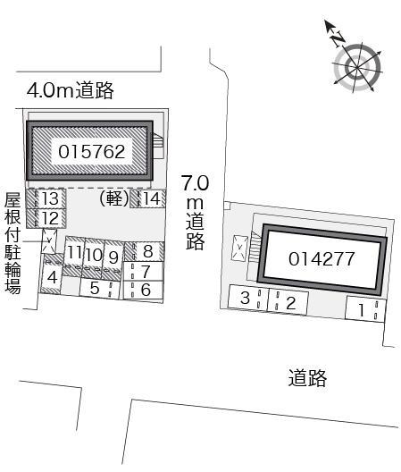 パール２００１(15762)の駐車配置図
