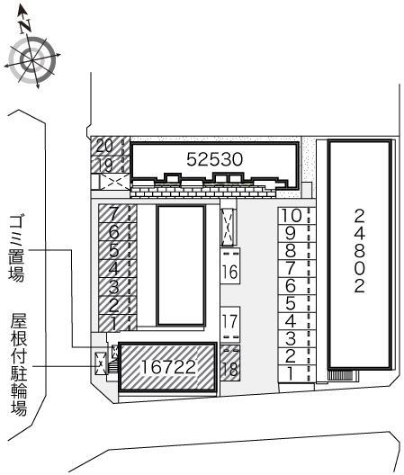 ＭＡＣＳ　ＩＮＡＭＩ(16722)の駐車配置図