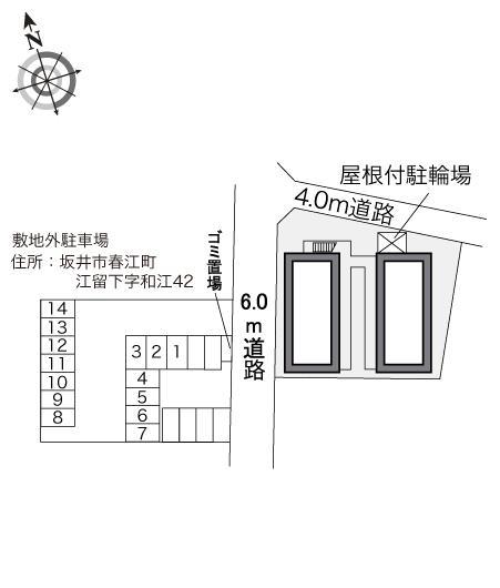 ルミナリエ(24523) 敷地外駐車場の駐車配置図