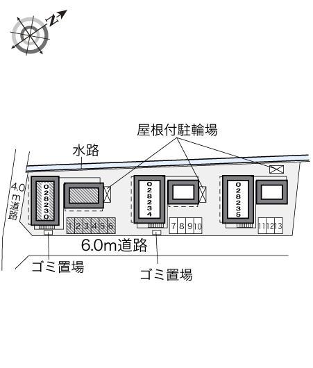 エキノックスＡ(28230)の駐車配置図