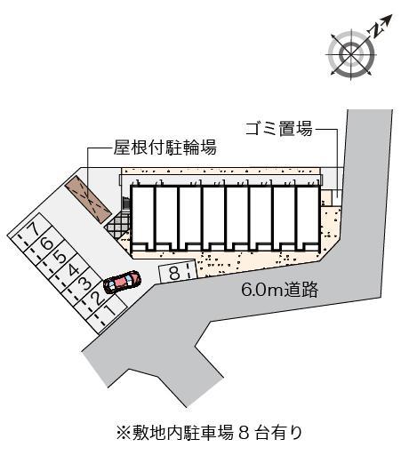 クレイノＹ(55675)の駐車配置図