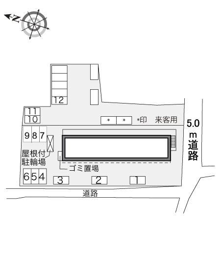 Ｃａｌｍａ(34452)の駐車配置図