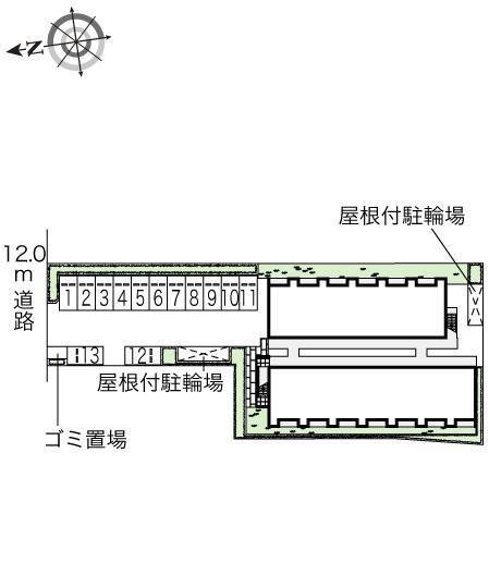 キッショー３(47227)の駐車配置図