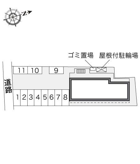 ルーチェ　旭町(29962)の駐車配置図
