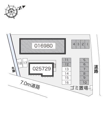 クリアー(16980)の駐車配置図