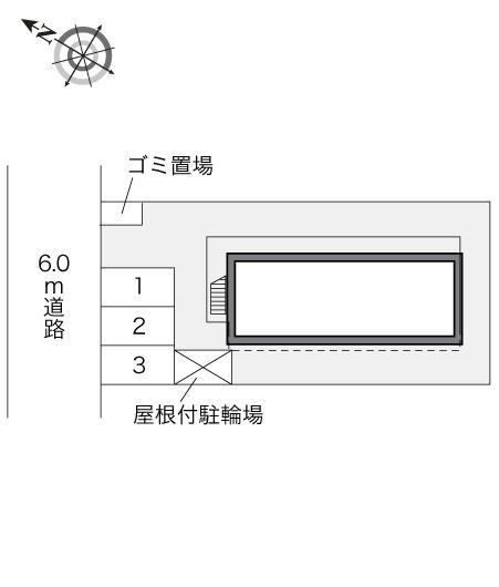 ユビキタスＨ(23886)の駐車配置図