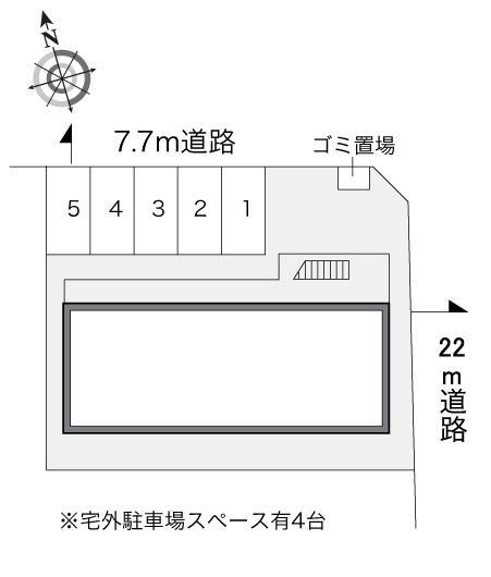ＳＯＬＥＩＬ・Ｂ(21655)の駐車配置図
