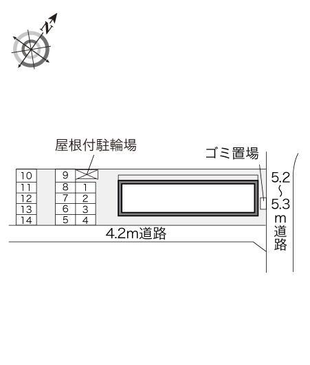 アトム(21001)の駐車配置図