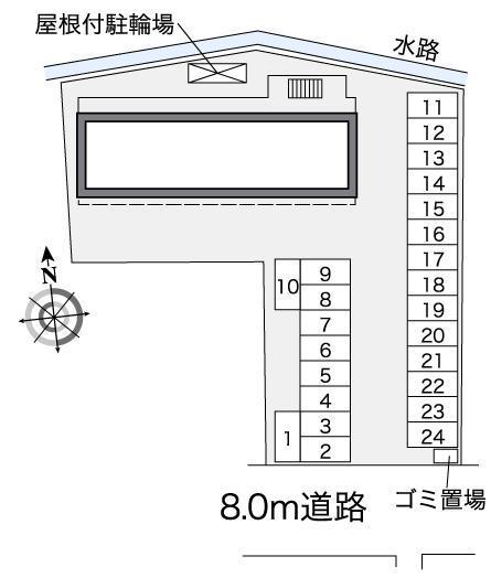 ミワ(36915)の駐車配置図