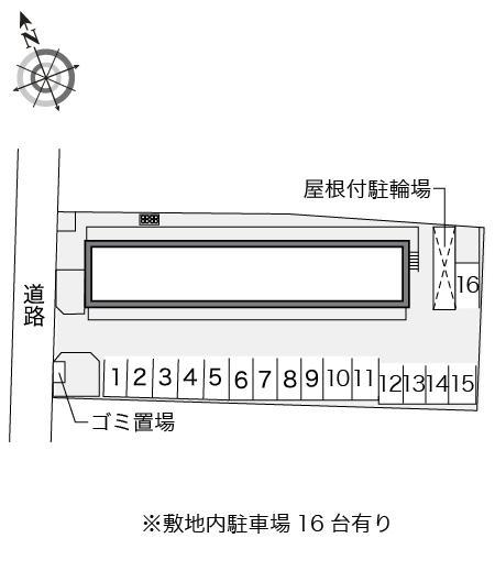 ぐりーんⅡ(11006)の駐車配置図