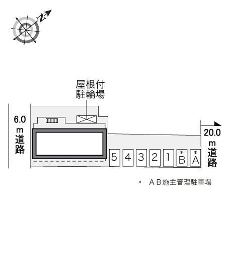 ローレル相生(33862)の駐車配置図