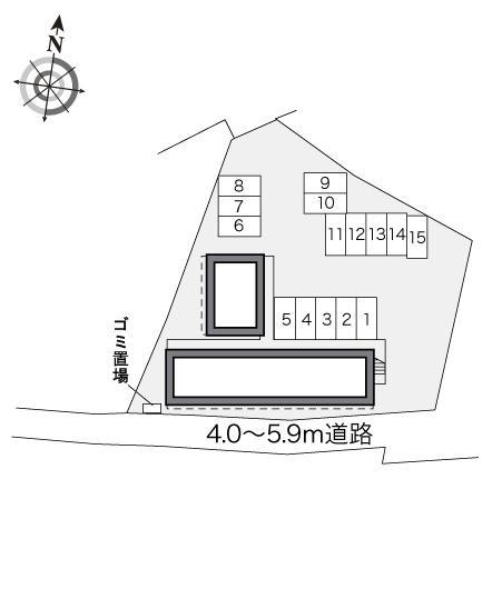 ウィン(20312)の駐車配置図