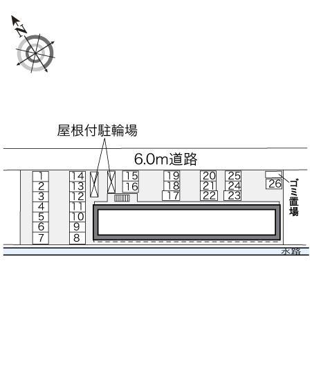 レイクサイド　ライフ(31309)の駐車配置図