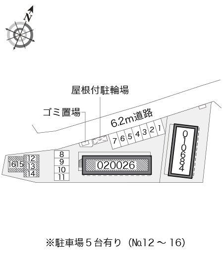 アメジスト(20026)の駐車配置図